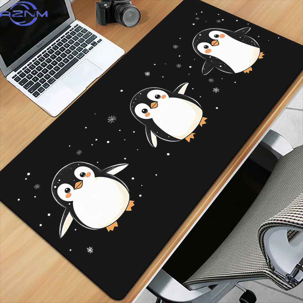 Laptop Accessories Brand - Brand Simple Penguin Mouse Pad Demir