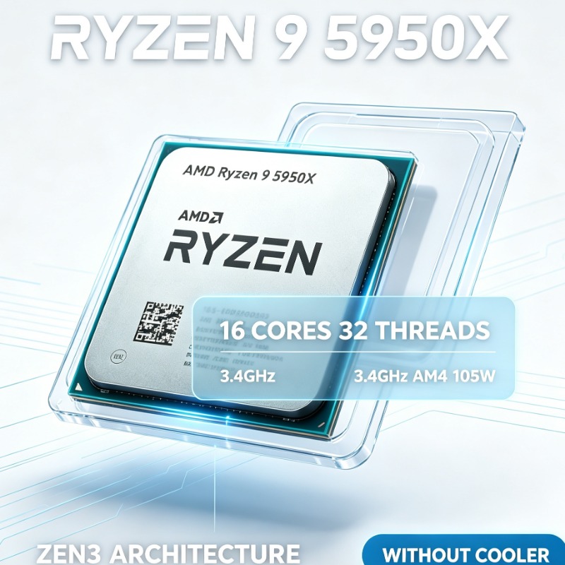 Amd Cpu Ryzen 9 - AMD Ryzen 9 5950X 16 Çekirdek