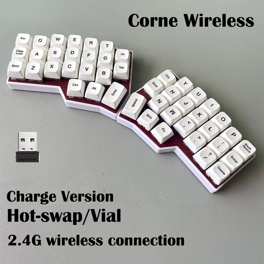 Laptop Accessories Uk - CORNE V4 2.4G Kablosuz Bölünmüş Ergonomik