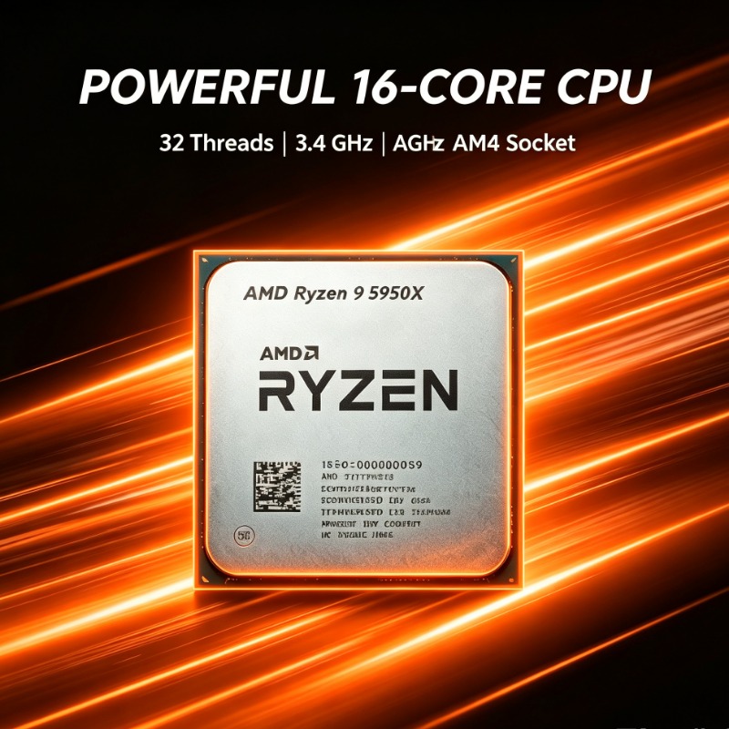 Amd Cpu Ryzen 9 - Ryzen 9 5950X 16 Çekirdekli Yüksek