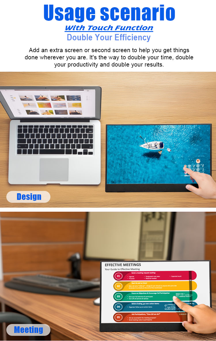 15.6 16 18.4 21.5 İnç OLED Ekr - Monitor Portable Usb incelemesi ve fiyatı