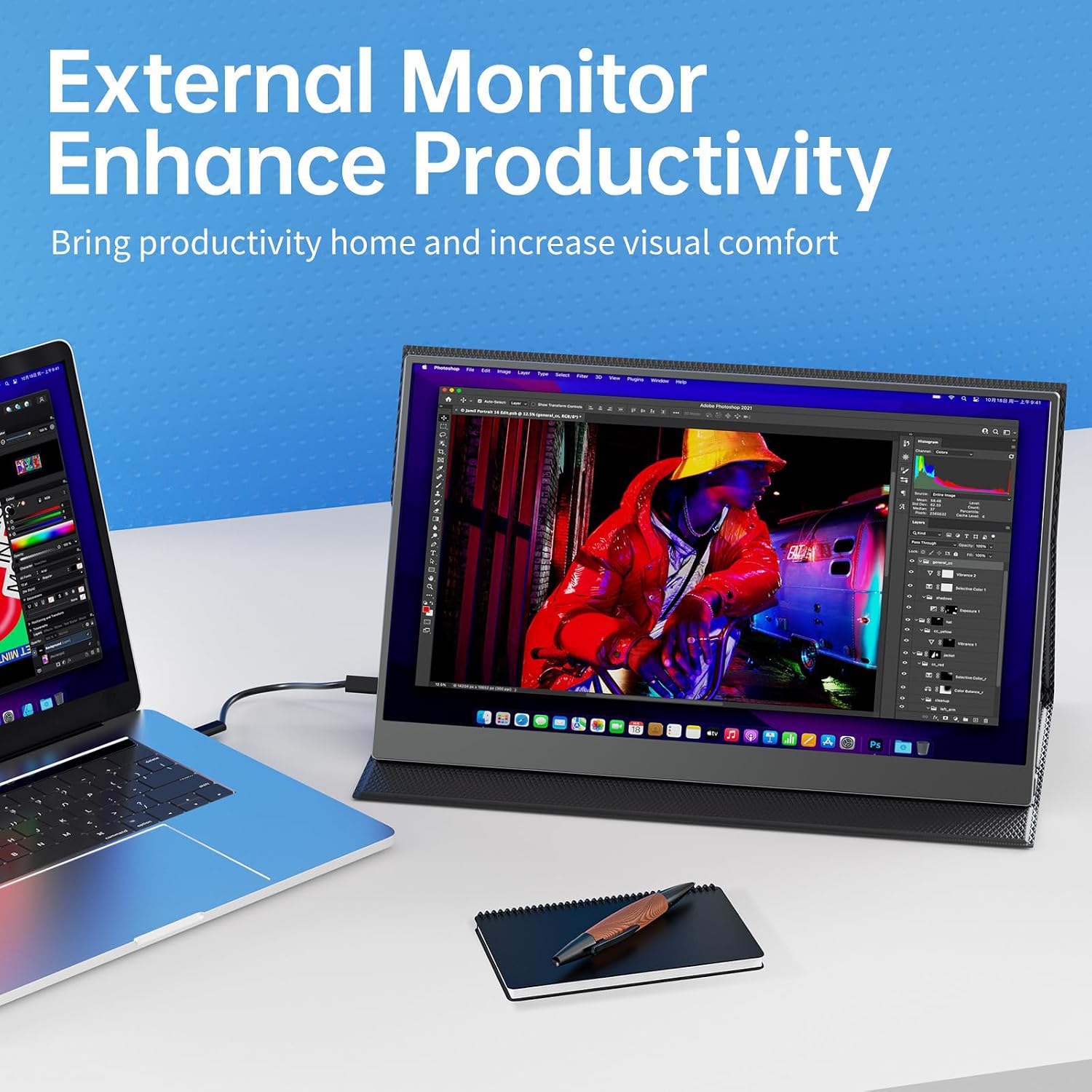 15.6 inç 1080P Taşınabilir Mon - Monitor Portable Usb incelemesi ve fiyatı