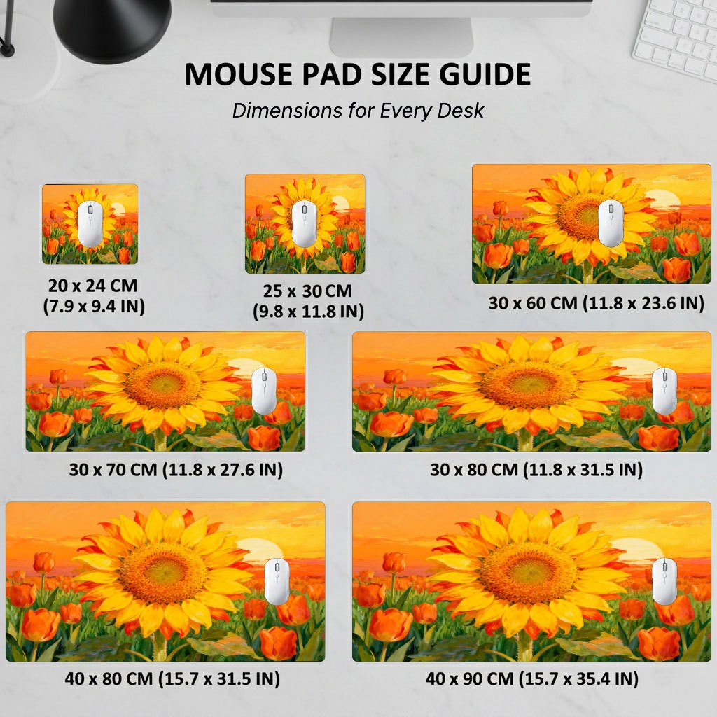 Marka Sarı Ayçiçeği Mouse Pad, - Laptop Accessories Brand incelemesi ve fiyatı