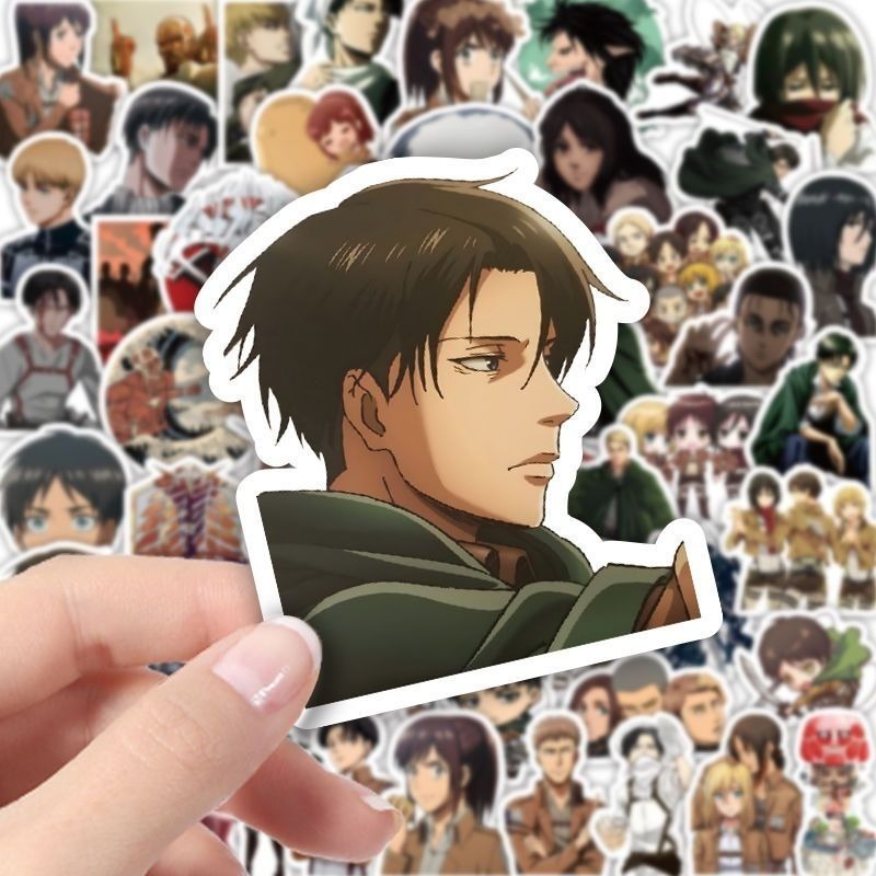 60 adet Titan Anime çıkartmala - Good Laptop Accessories incelemesi ve fiyatı