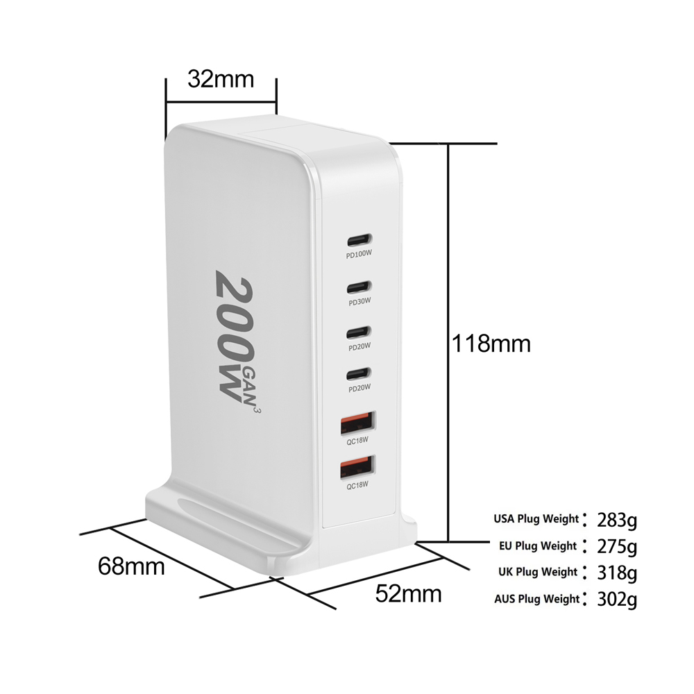 200 W 168 W Masaüstü GaN Hızlı - Laptop Accessories Uk incelemesi ve fiyatı