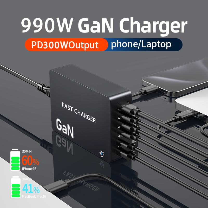 6-Ports PD USB GaN Hızlı Şarj  - Laptop Accessories Uk incelemesi ve fiyatı