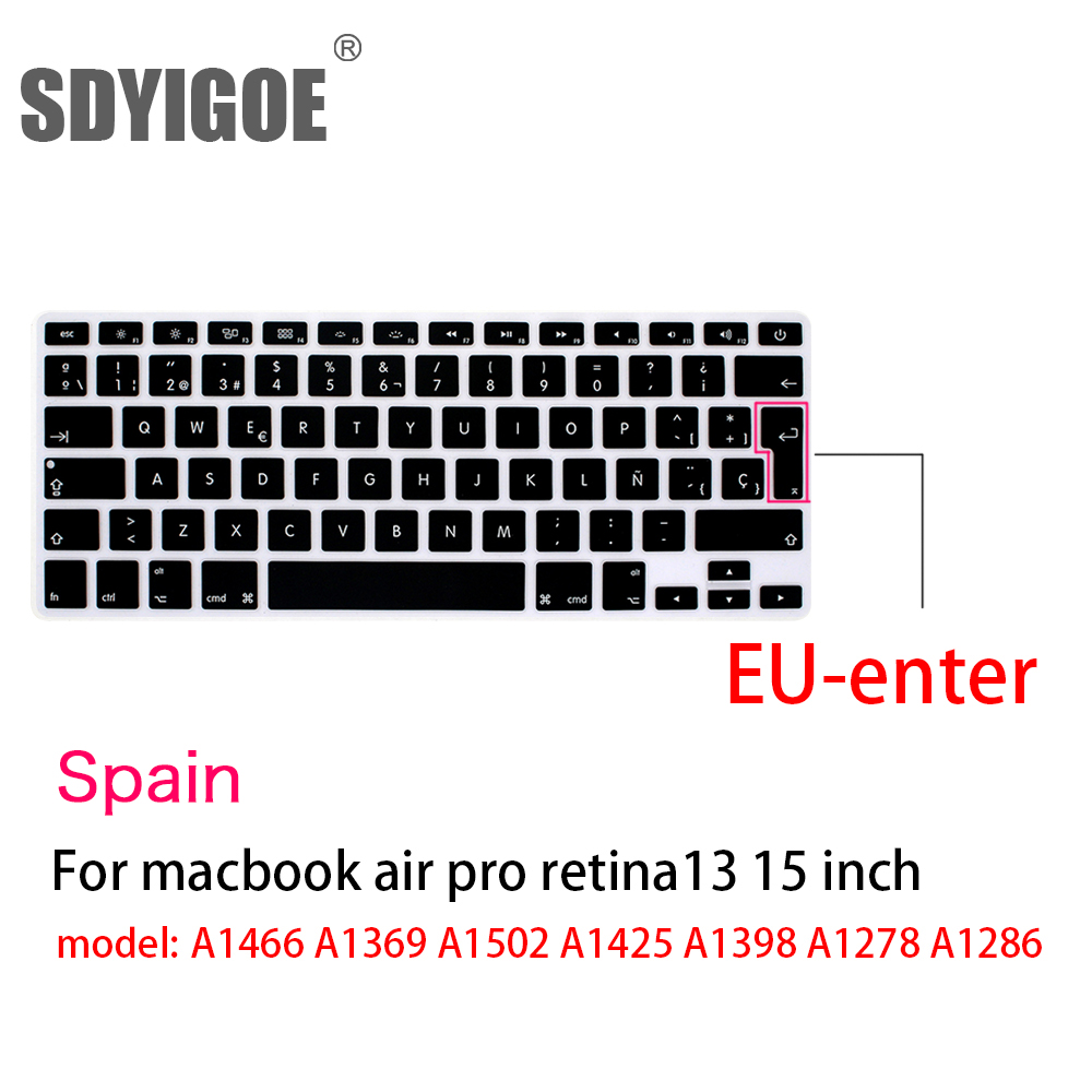 Ispanyol Şili AB Klavye Koruyu - Mac Laptop Accessories incelemesi ve fiyatı