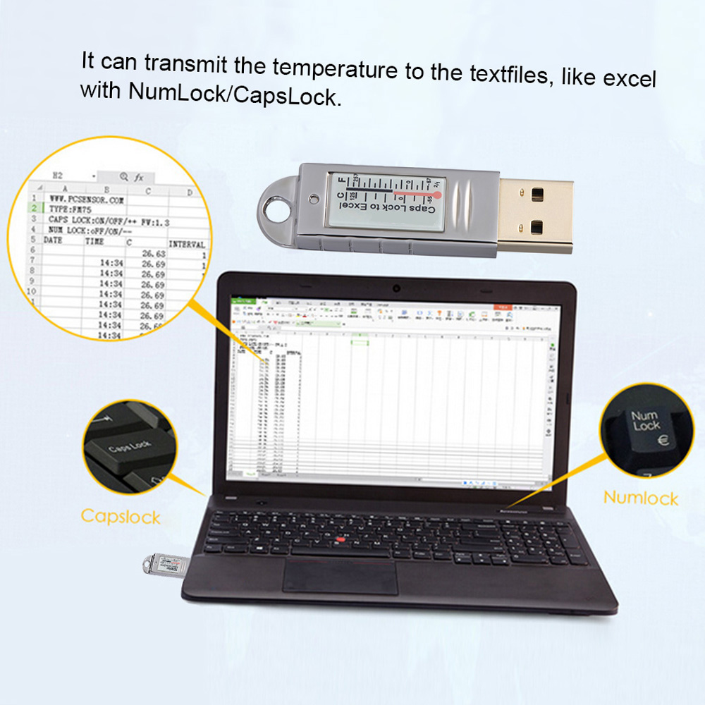 PCsensor USB Termometre Higrom - Monitor Portable Usb incelemesi ve fiyatı
