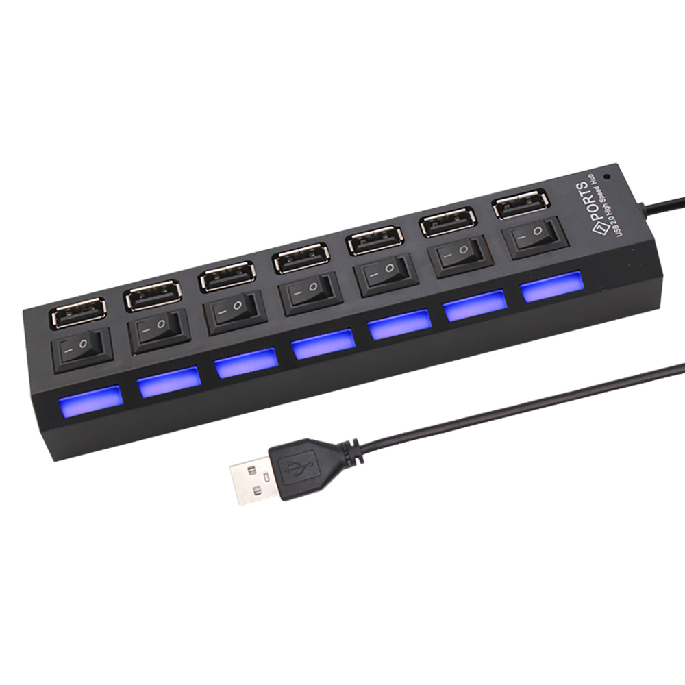 7 Port USB 2.0 Hub Splitter Di - Laptop Accessories And Parts incelemesi ve fiyatı