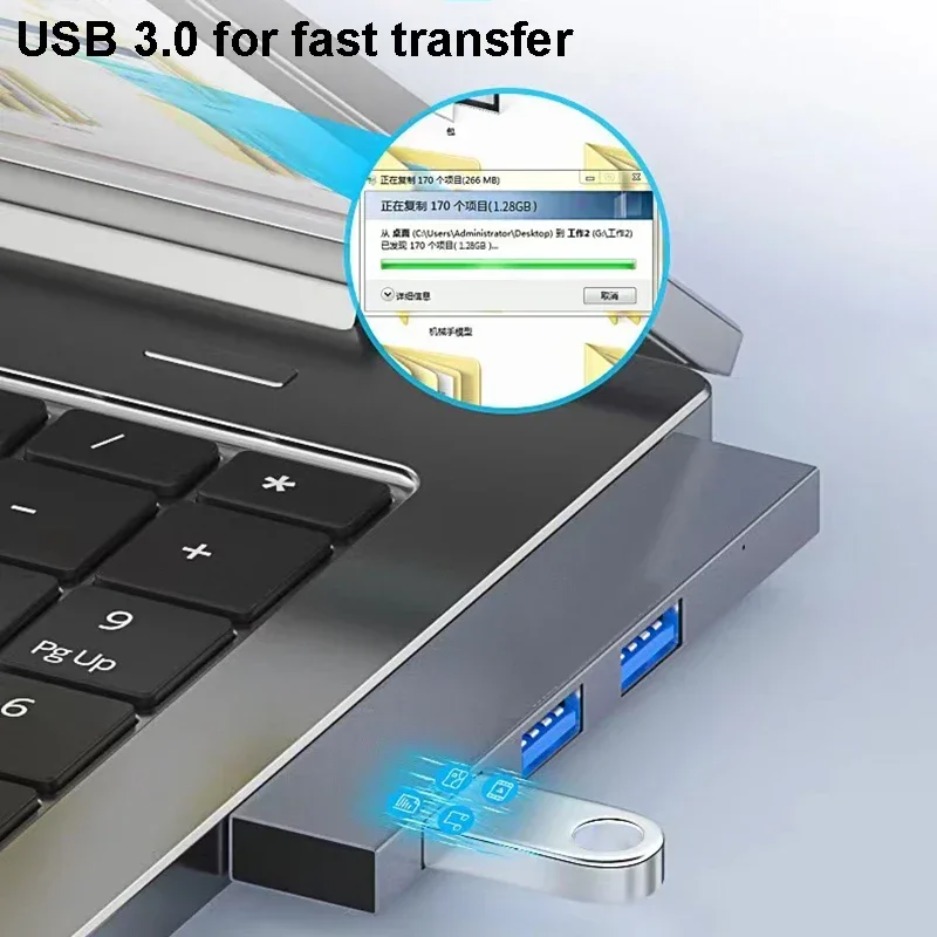USB C HUB 3.0 Tip C 3.1 4 Port - Mac Laptop Accessories incelemesi ve fiyatı